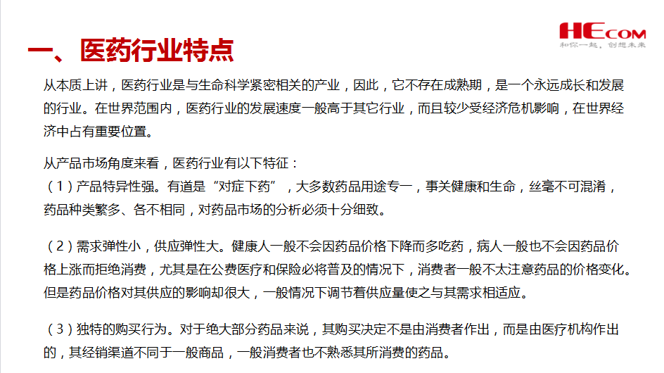 医药行业业态行业分析