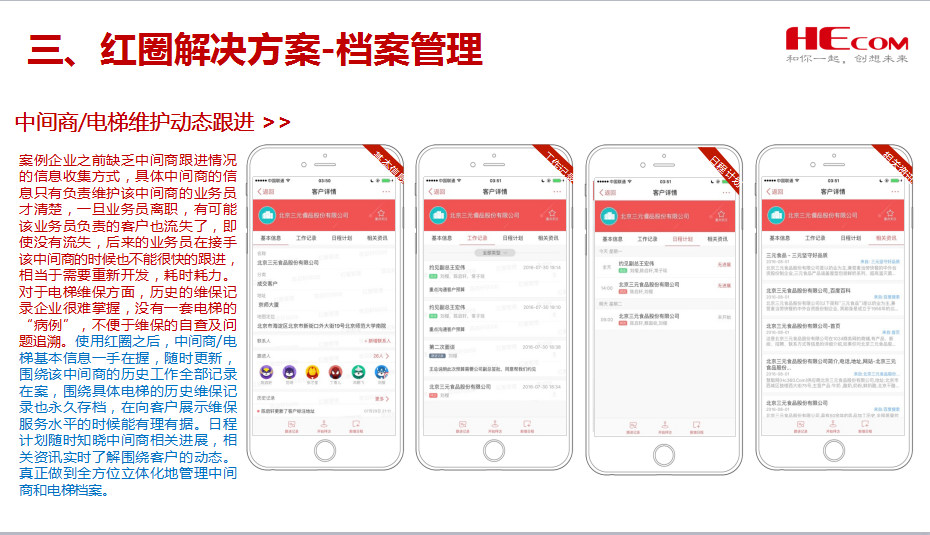 红圈在广东亚太通力电梯有限公司的应用案例