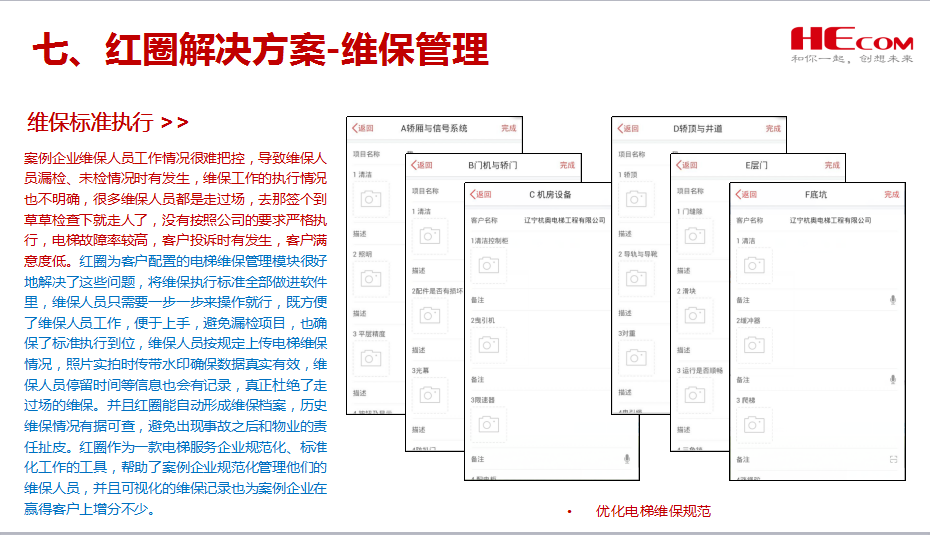红圈在广东亚太通力电梯有限公司的应用案例