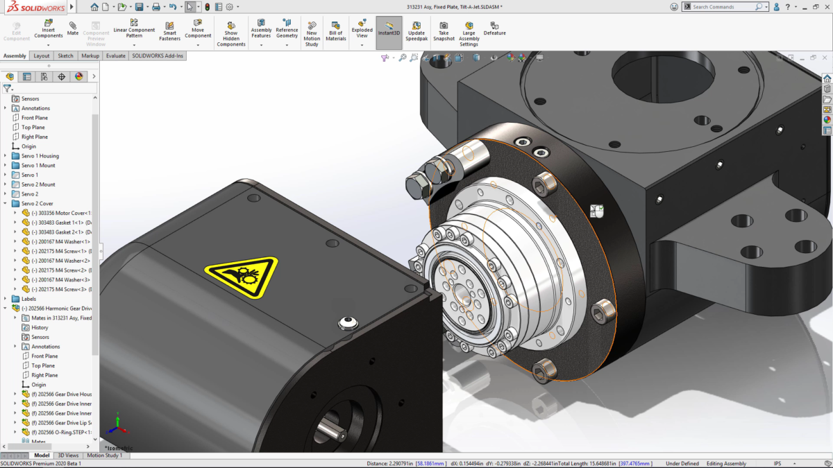 SolidWorks 3D CAD软件界面 (4)