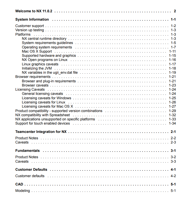 Siemens NX 11.0.2相关文档pdf
