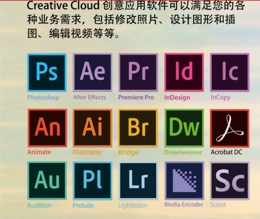 Adobe Cloud试用版