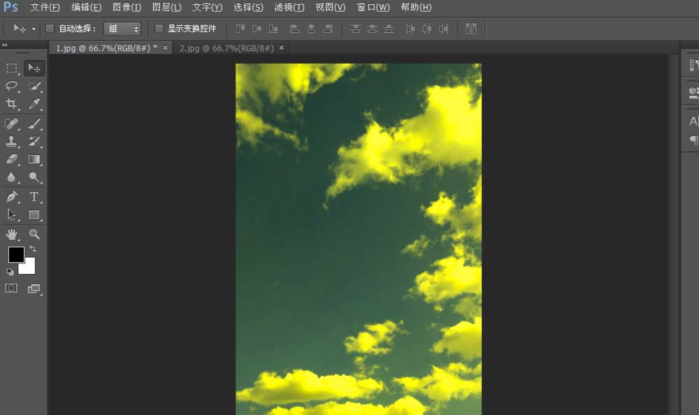 Adobe Photoshop CS6使用匹配颜色调色的操作步骤截图