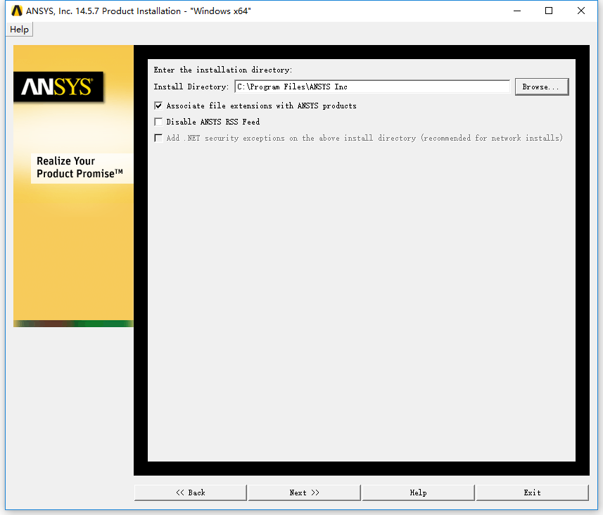 ANSYS Products 14.5.7 32位64位英文版安装教程
