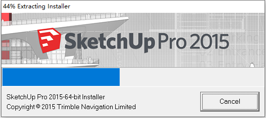 Sketchup Pro 2015 32位64位英文版安装教程