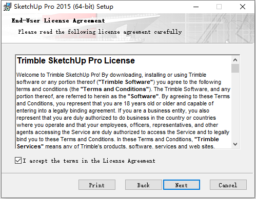 Sketchup Pro 2015 32位64位英文版安装教程