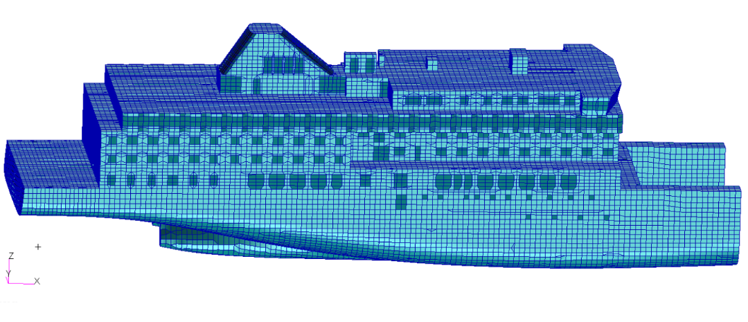 ProNas能量有限元方法在船舶中高频振动噪声分析预测的应用