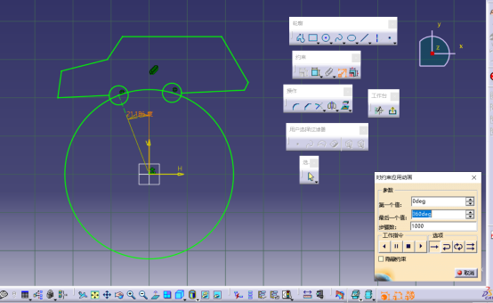 《华盟数字化学院》 第十三期 | 如何用CATIA草图模块做小车运动的动画模拟呢？