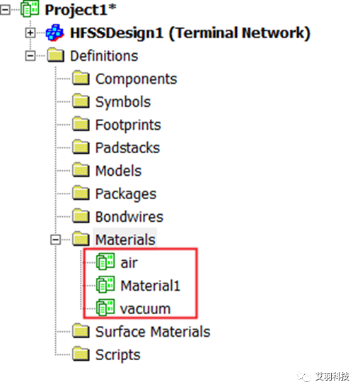 如何在HFSS中添加用户自定义材料库？