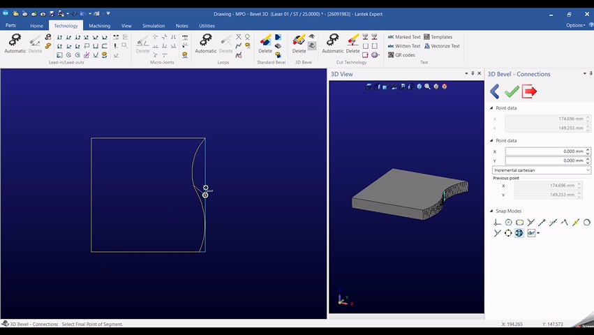 Lantek 2D CAD/CAM 切割模块 技术特性 01