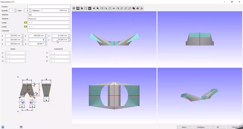 Lantek 2D CAD/CAM 风管模块 技术特性 01