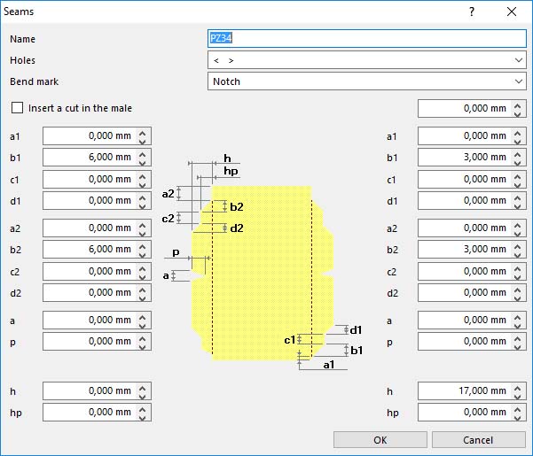 Lantek 2D CAD/CAM 风管模块 DIN 规则 01