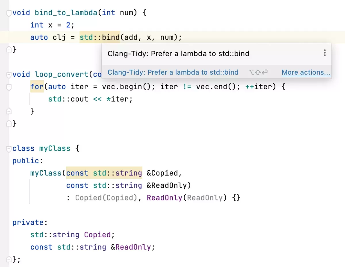 JetBrains CLion Clang-Tidy