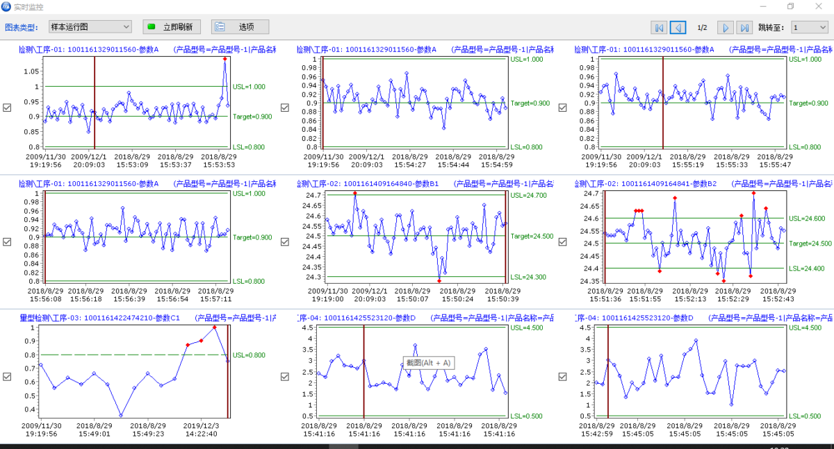 QSmart SPC Monitor 实时品质看板3
