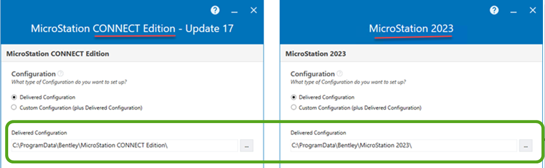 MicroStation 2023 支持新旧版本在同一台机器上安装 01