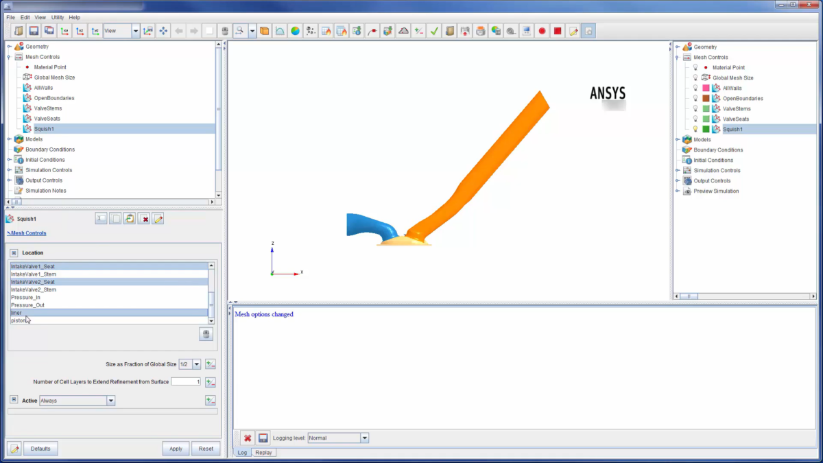ANSYS Forte 操作界面 01