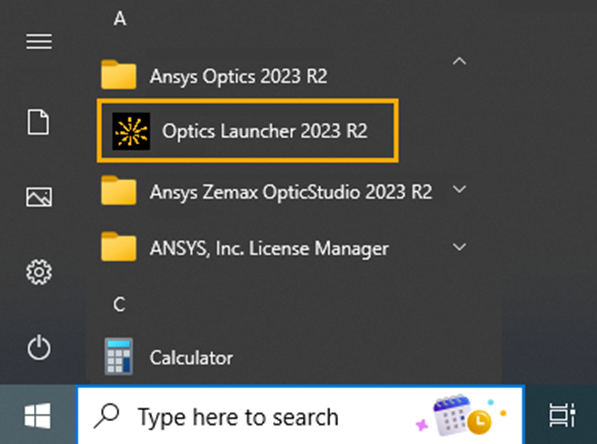 Ansys Zemax OpticStudio Ansys Optics Launcher（支持于所有版本）2