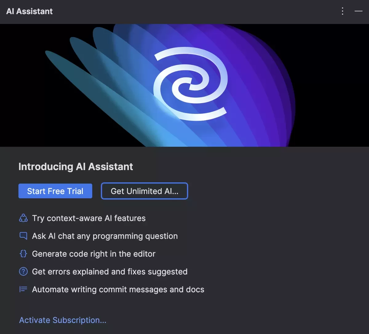 JetBrains CLion AI Assistant 预览阶段结束