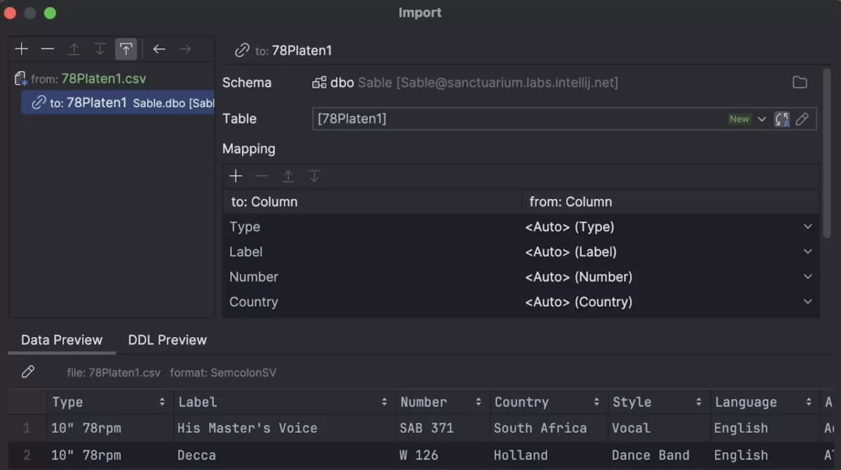 JetBrains DataGrip 新的导入功能2