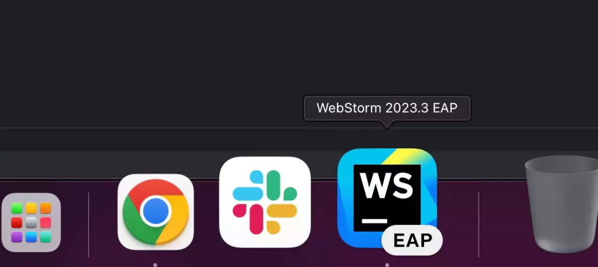 JetBrains Webstorm 适用于 macOS 的新产品图标