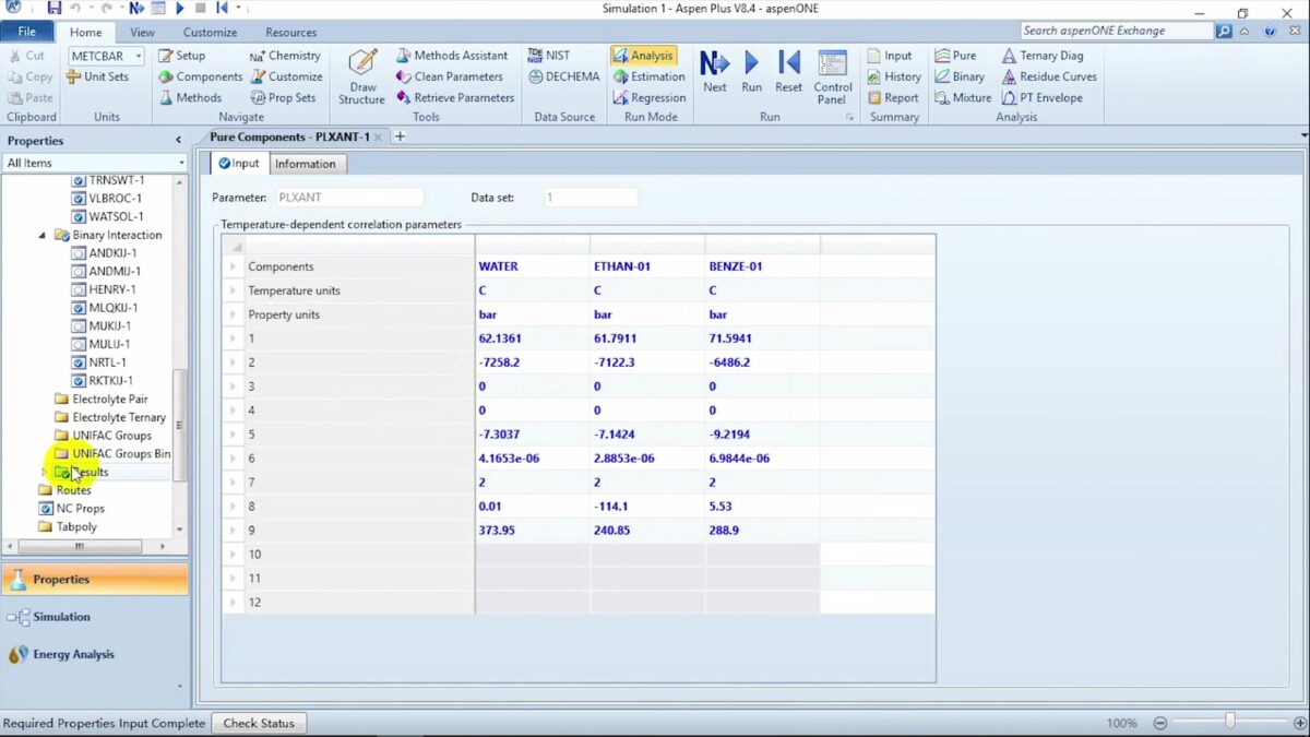 Aspen Plus工艺流程模拟软件 软件界面 4