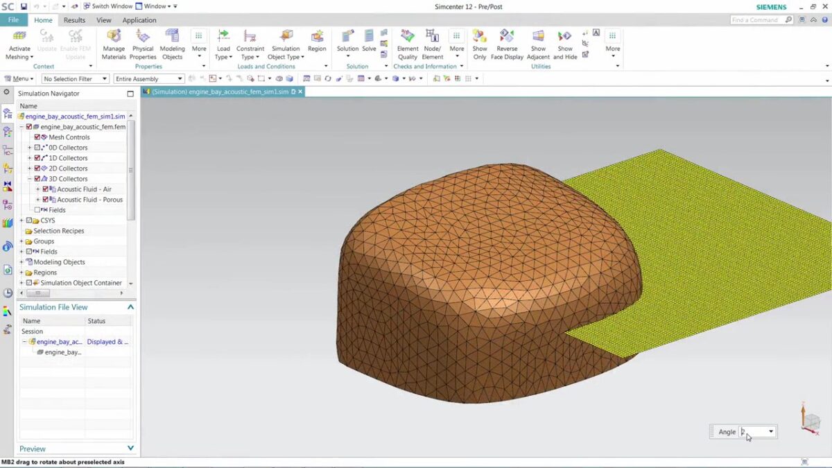 Simcenter 3D software 软件界面 1