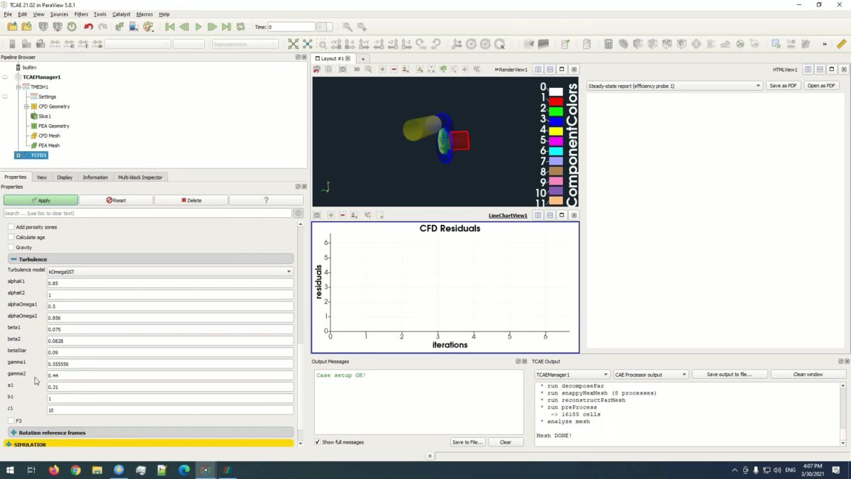 TCAE 计算流体仿真分析软件 软件界面 4
