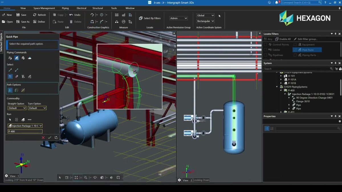 Intergraph Smart 3D 软件界面 1