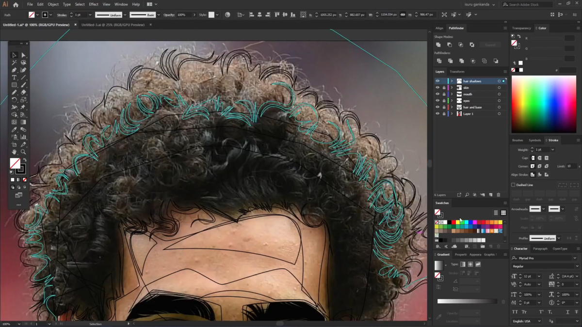 Adobe Illustrator软件界面1