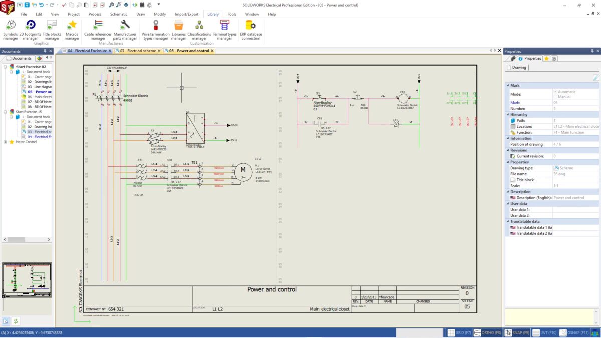 SolidWorks Electrical Schematics 软件界面 2