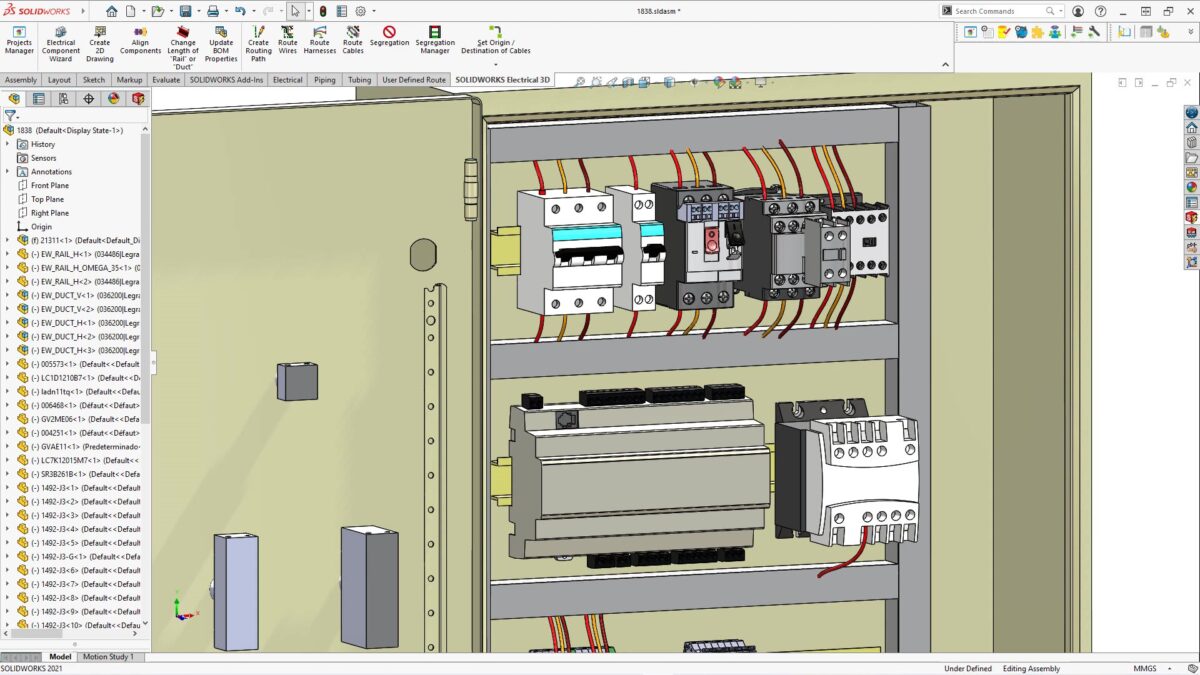 SolidWorks Electrical Schematics 软件界面 5