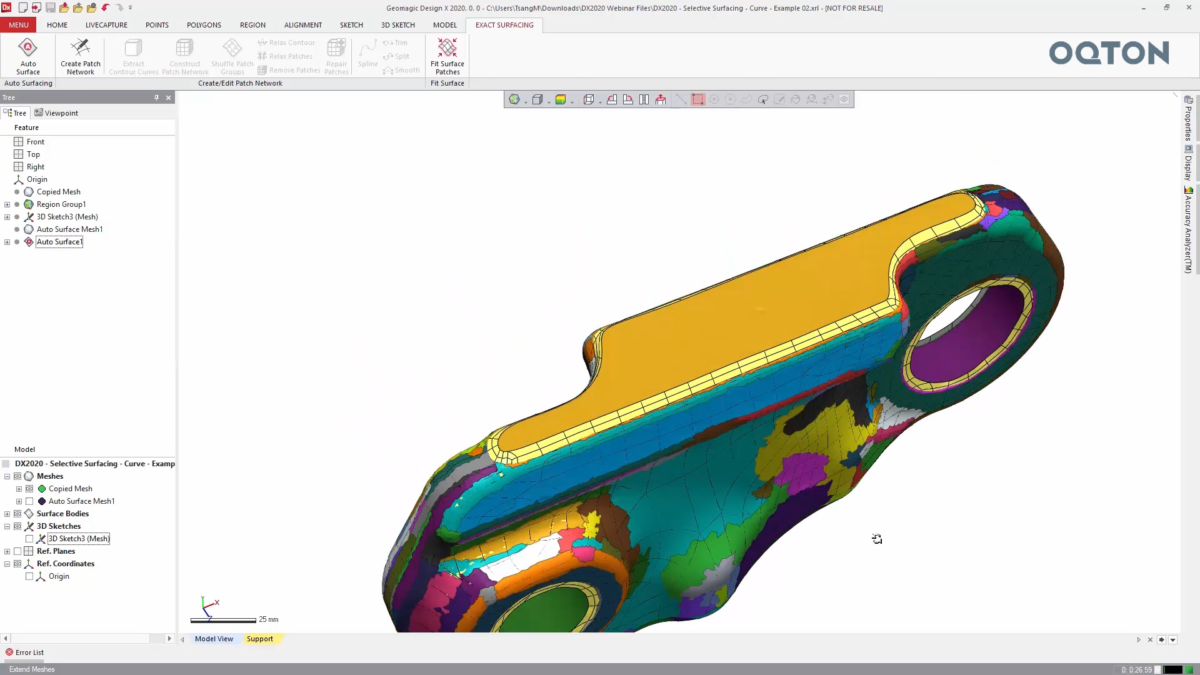 Geomagic for SolidWorks 操作界面 05