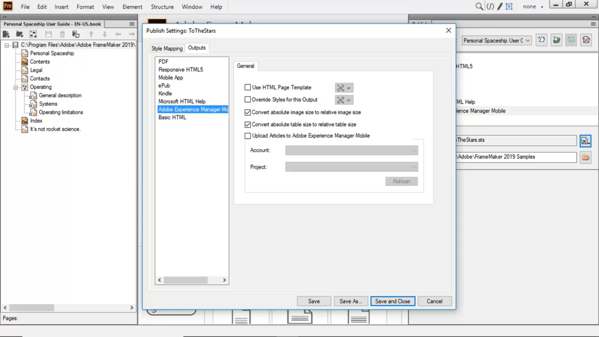 Adobe FrameMaker软件界面4