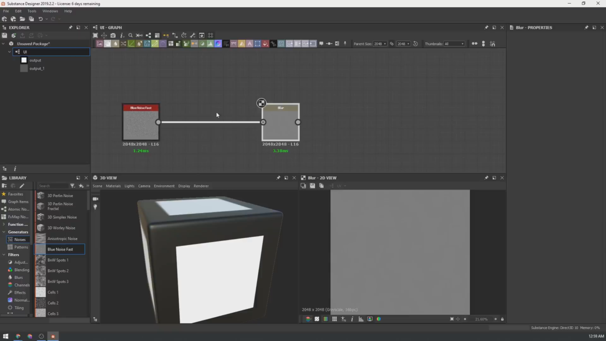 Adobe Substance 3D Designer软件界面4
