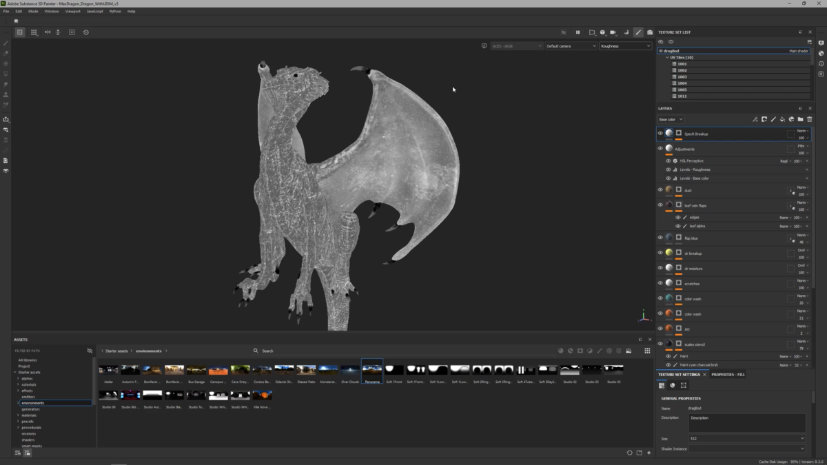 Adobe Substance 3D Painter软件界面2