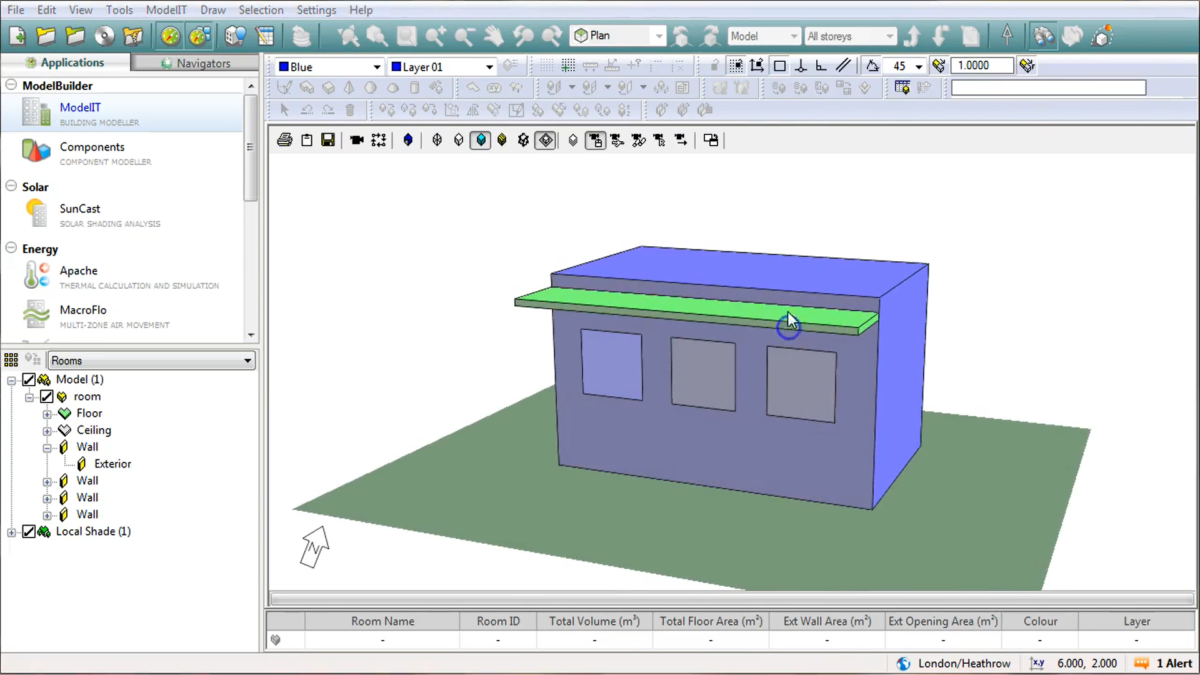 IESVE绿色建筑分析软件软件界面5