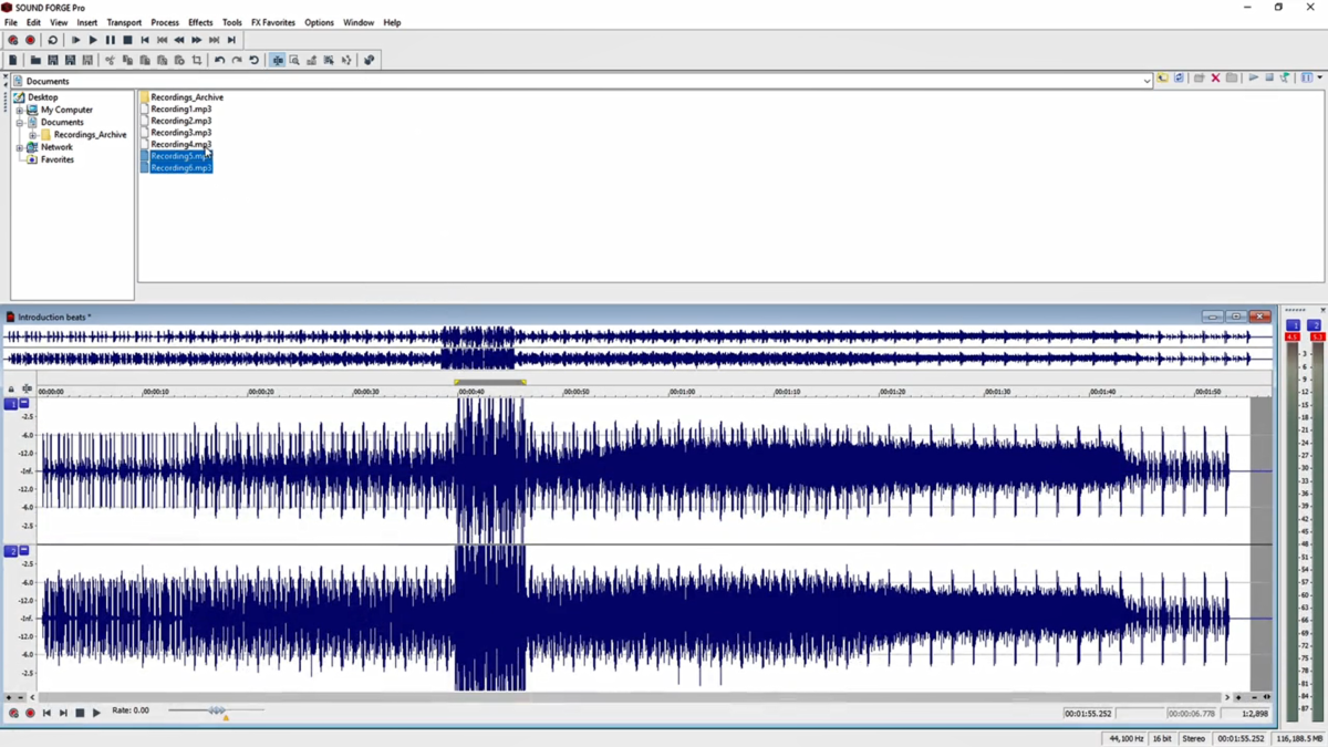 SoundForge软件界面4