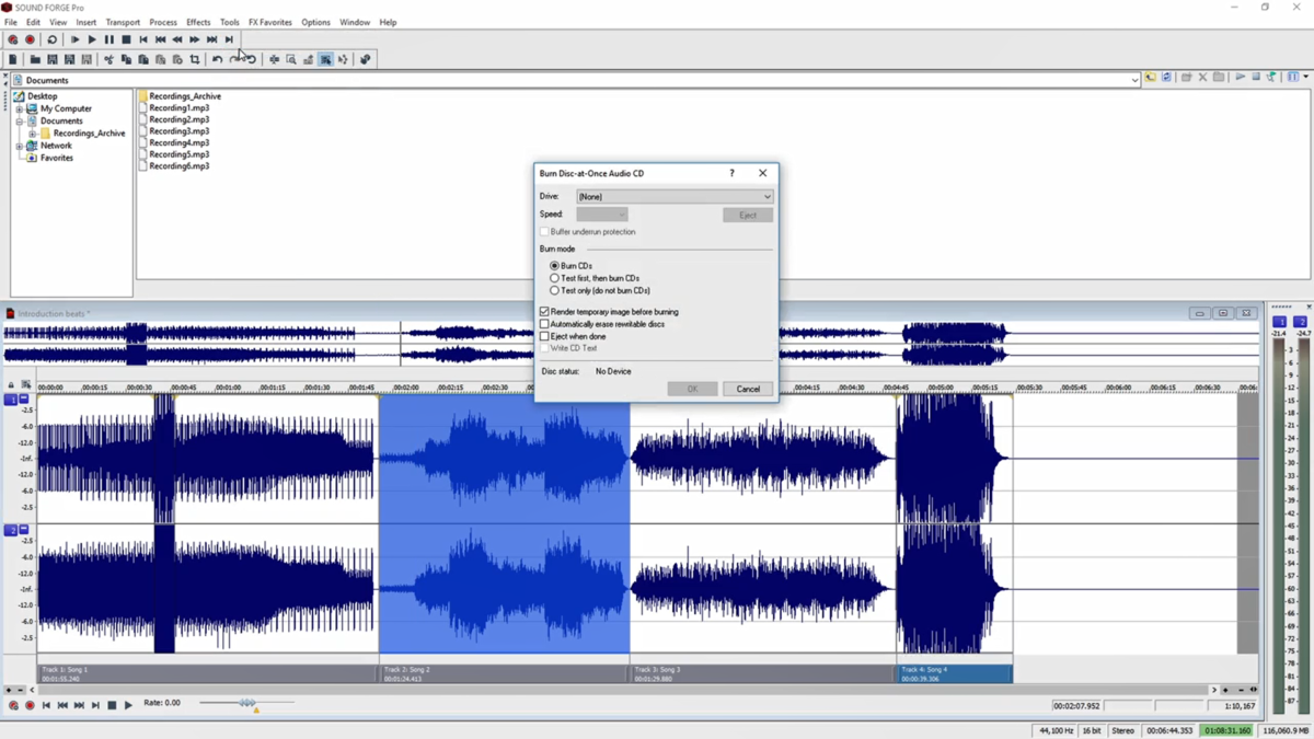 SoundForge软件界面6