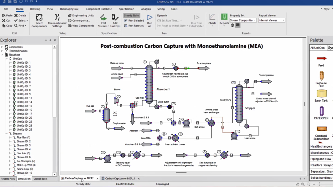 ChemCAD软件界面3
